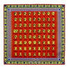 Pochette Gli Imperatori Rosso e Giallo Seta