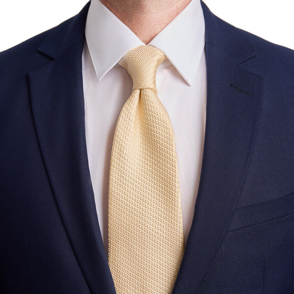 Yellow Grenadine Silk Tie – Silvio Fiorello