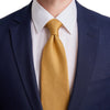 Ochre Yellow Grenadine Silk Tie