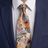 Paisley Masterpiece Brown Duchesse Silk Tie