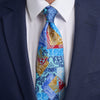 Paisley Masterpiece Blue Duchesse Silk Tie