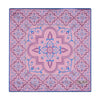Santa Maria Tile Pink Silk Pocket Square