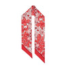 Twilly Arte in Ceramica Rosso e Bianco Seta