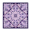King of Ceramics Purple and Pink Silk Pocket Square