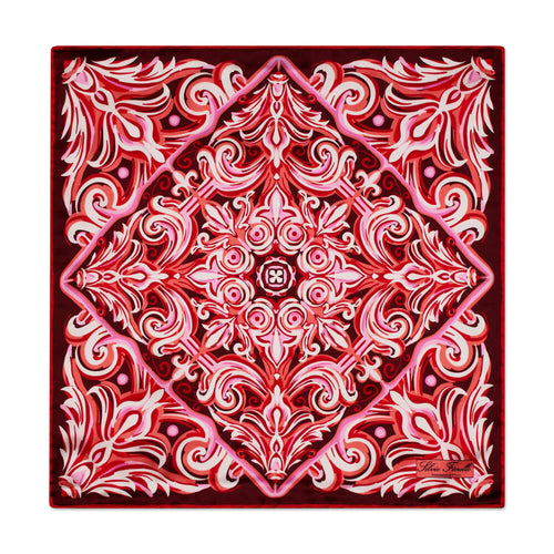 King of Ceramics Silk Pocket Square