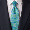 Santo Stefano Green Duchesse Silk Tie