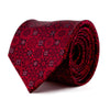 Red Sri Yantra Silk Tie