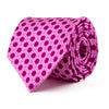 Pink and Fuchsia Petals Silk Tie