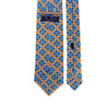 Yellow and Blue Octagram Silk Tie