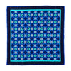 Blue Cosmic Principles Silk Pocket Square