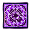 Purple Transformation Silk Pocket Square