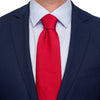 Cravatta Rossa Seta Grenadine