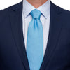 Cravatta Azzurro Cielo Seta Grenadine