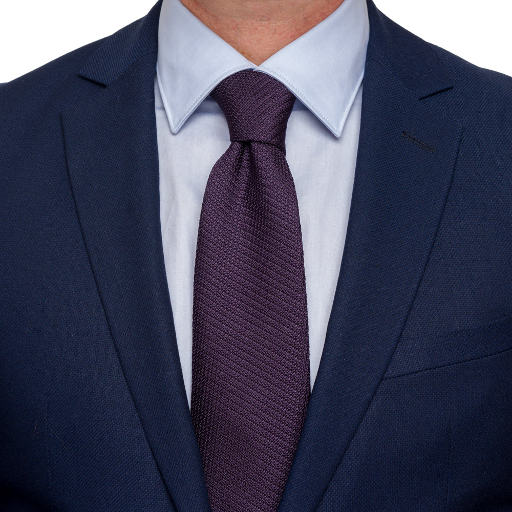 plum purple tie