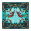 The Paradise Aqua Blue Silk Pocket Square