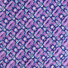 Purple Full Pleat Ornamental Silk Tie