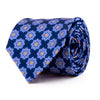 Blue Mandala of Inspiration Duchesse Silk Tie