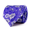 The Sicilian Garden Purple Duchesse Silk Tie