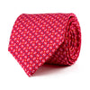 The Classic Geometry Pink Duchesse Silk Tie