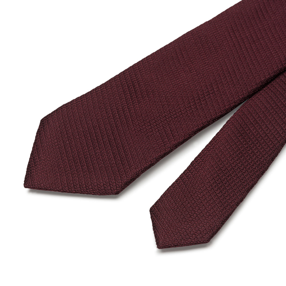 ohne Markenname Cravatta in seta - rosso porpora blu royal striato - Cravatta in seta Tie ohne Markenname Cravatta in seta - rosso porpora blu royal striato - Cravatta in seta Tie