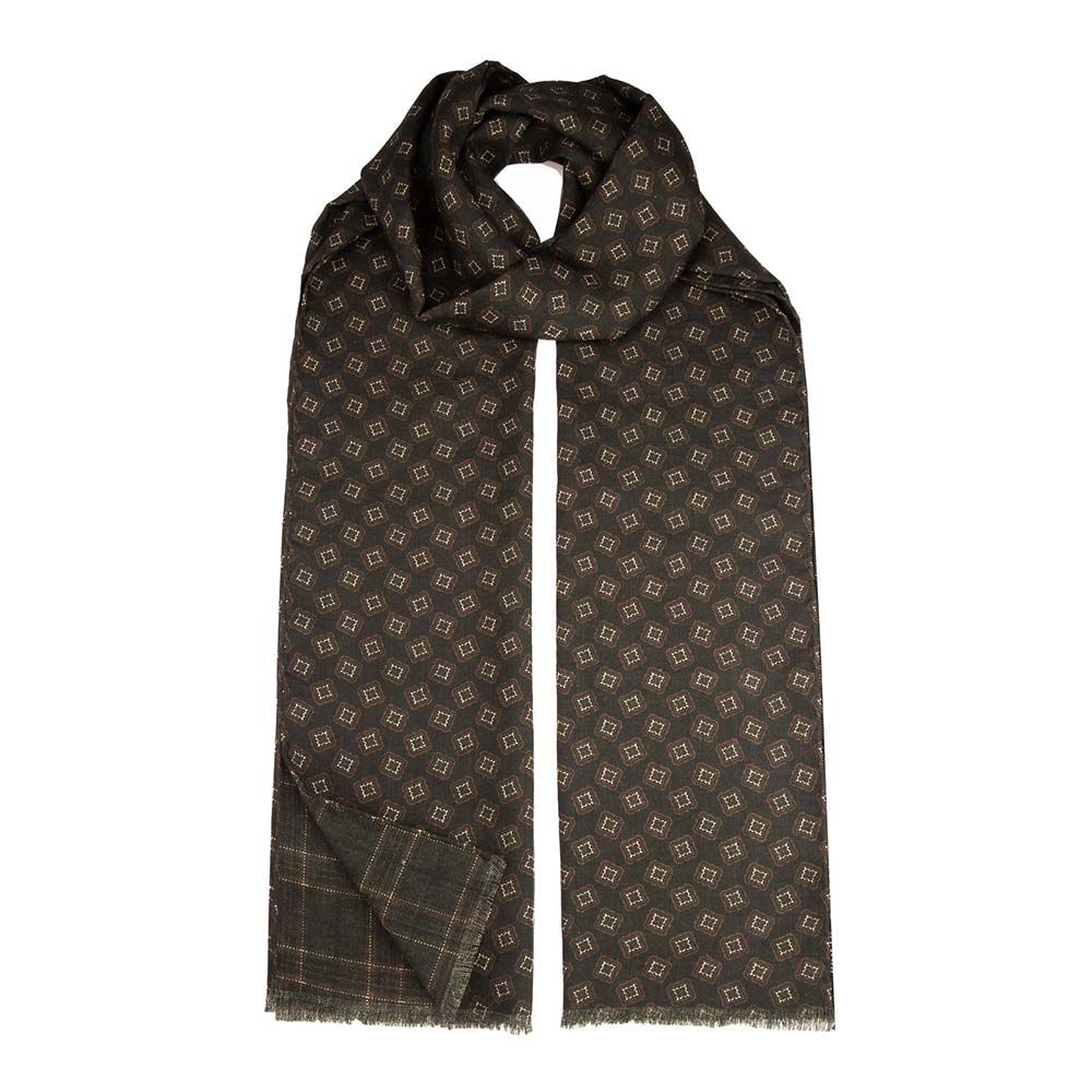 Louis Vuitton Graphic Dual Scarf Black Wool