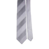 Sartorial Grey Eight Pleat Silk Tie